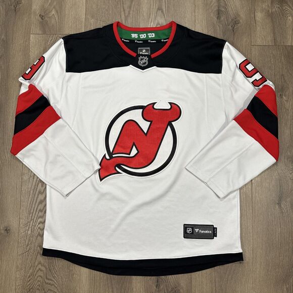 Fanatics NHL Breakaway New Jersey Devils Away Game Mens XL White